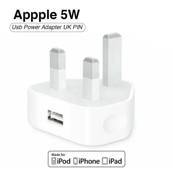 Iphone Usb 5w Power Adaptor Uk Pin