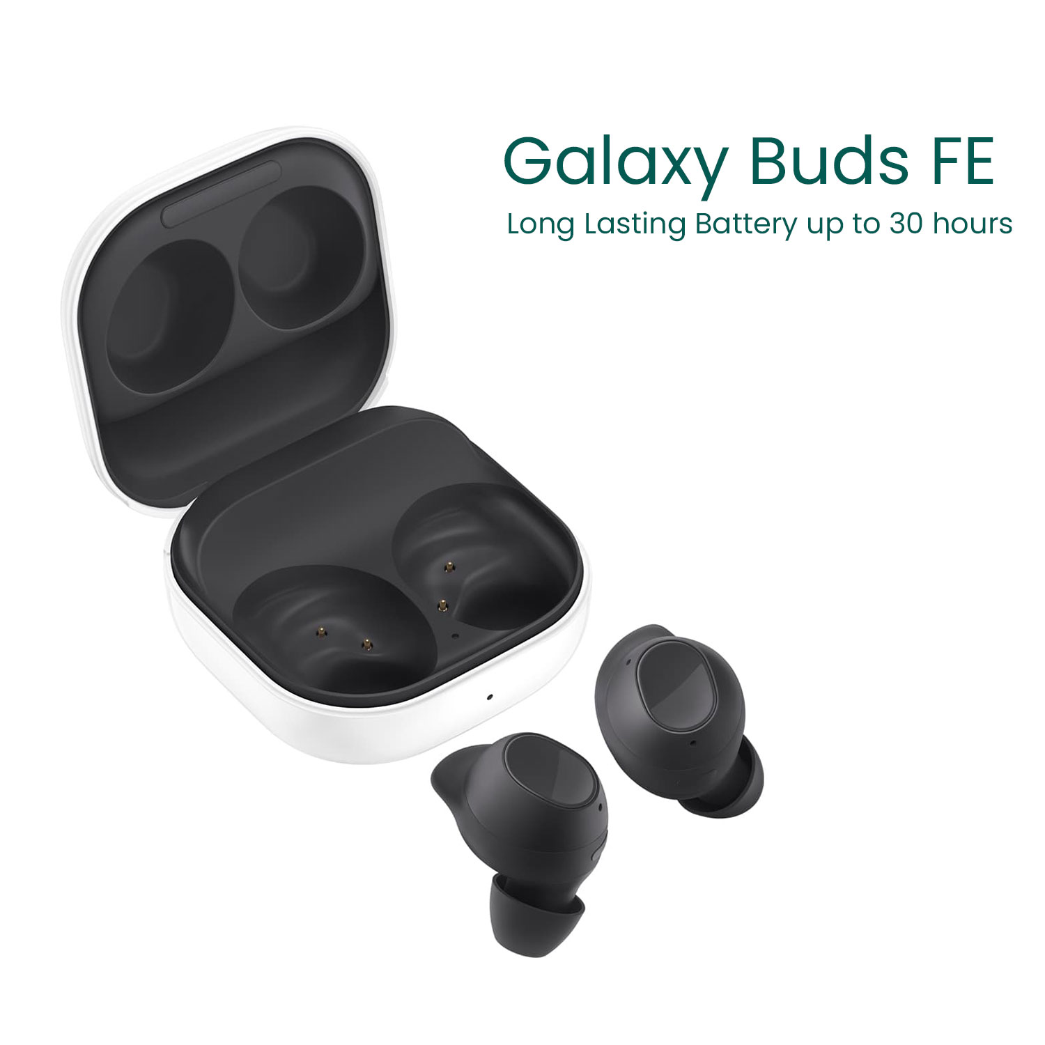 New-Samsung-Galaxy-Buds-Fe-True-Wireless-Bluetooth-Earbuds-Sm-R400n-Black - Image 1
