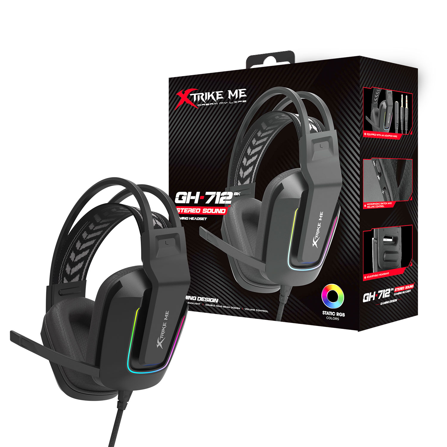 xtrike_me_gh712_rgb_gaming_headset_with_noise_reduction_microphone_black1732616571 Xtrike Me Gh712 Rgb Gaming Headset With Noise Reduction Microphone Black - Image 1
